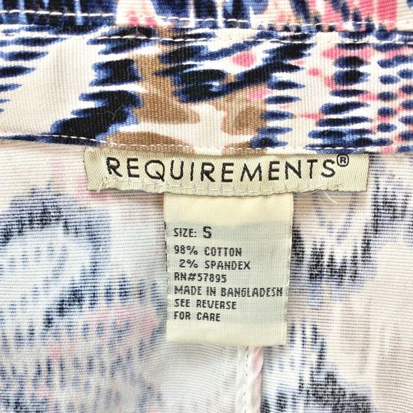 Requirements Bright Floral Button Down Blazer - Size Small - Picture 5 of 5